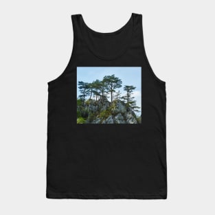 Pinus nigra on mountains peak Tank Top